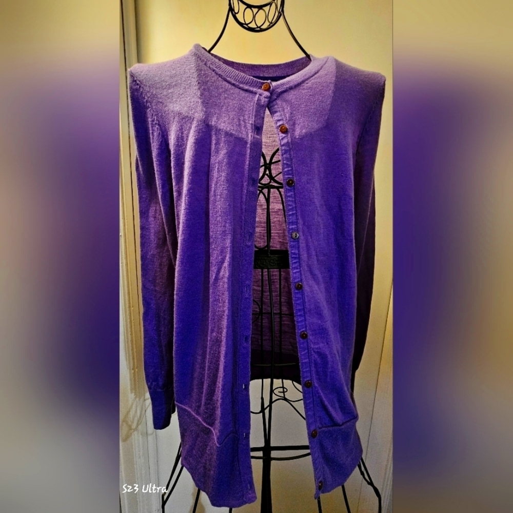 Gap Purple Women's Cardigan Sweater Size Large​​​